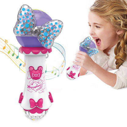 Microfon de Jucarie idealSTORE, MAGICAL Minnie Song, Echipat cu butoane functionale ce garanteaza distractia, Efectele de iluminare ale microfonului vor adauga un plus de bucurie, Culorile atractive stimuleaza perceptia