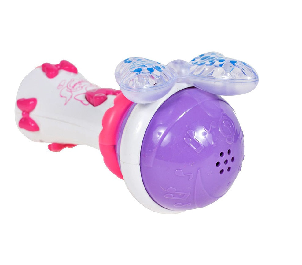 Microfon de Jucarie idealSTORE, MAGICAL Minnie Song, Echipat cu butoane functionale ce garanteaza distractia, Efectele de iluminare ale microfonului vor adauga un plus de bucurie, Culorile atractive stimuleaza perceptia