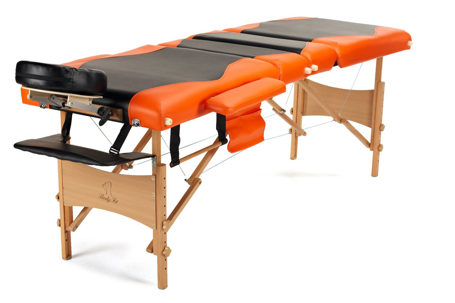 Masa de Masaj idealStore BodyFit Slim Extra 4, Pliabila, din Piele Ecologica, Reglaj pe Inaltime, saltea din Spuma Moale