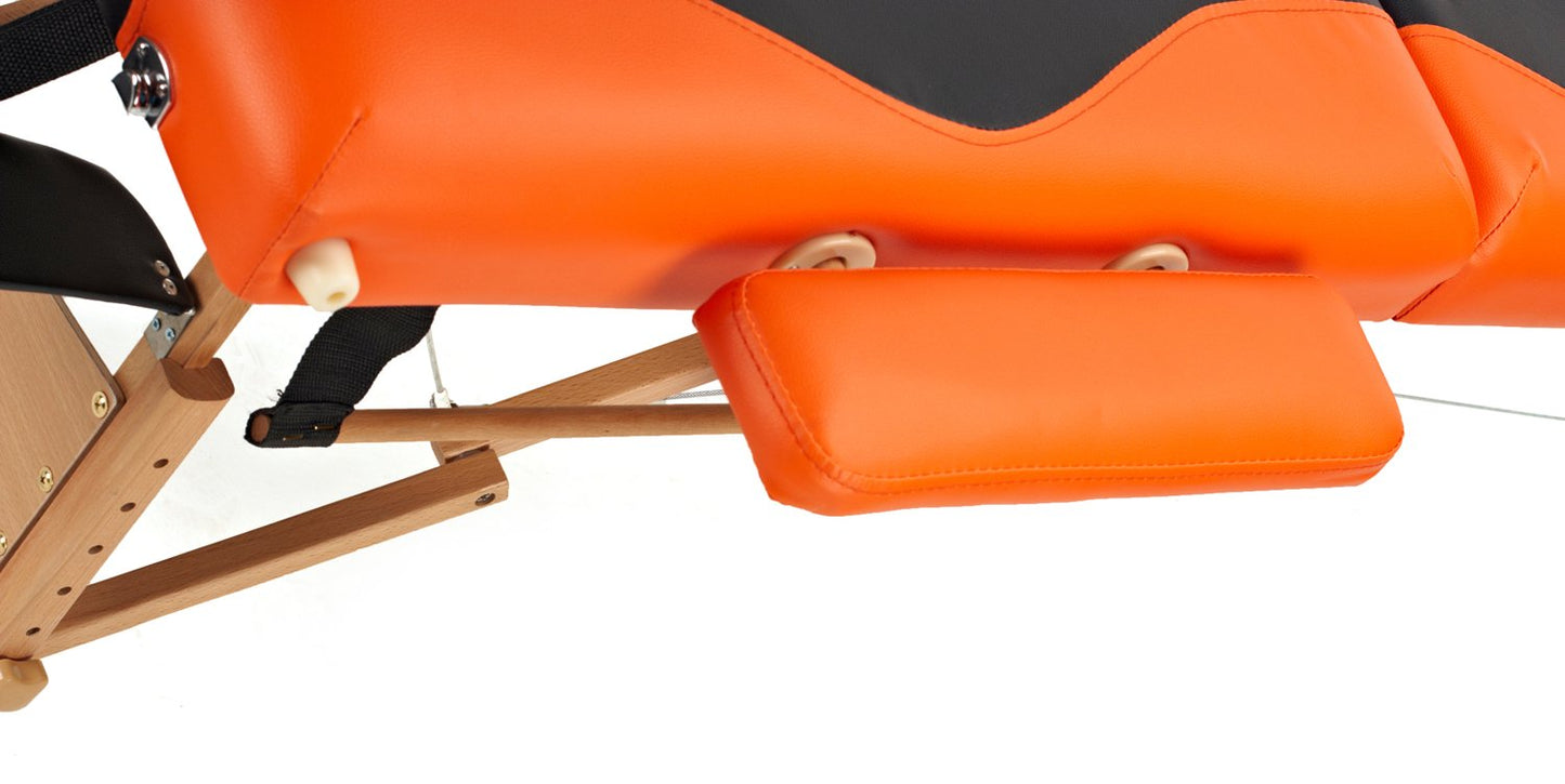 Masa de Masaj idealStore BodyFit Slim Extra 4, Pliabila, din Piele Ecologica, Reglaj pe Inaltime, saltea din Spuma Moale