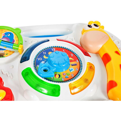 Centru de activitati interactiv Masuta Jucausa, Model cu diferite accesorii simbolice, Efecte luminoase si sonore ce au un impact pozitiv asupra dezvoltarii cognitive a copilului, Multicolora
