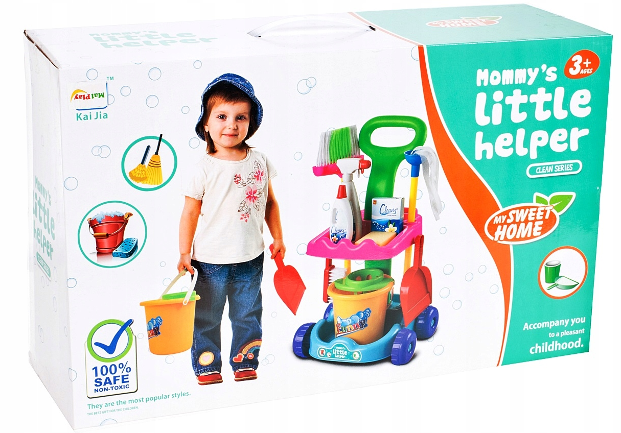 Centru de activitati Micul Ajutor al Mamei , Model interactiv cu diverse accesorii si instrumente ce garanteaza ore de distractie si amuzament , Multicolor