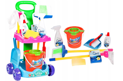 Centru de activitati Micul Ajutor al Mamei , Model interactiv cu diverse accesorii si instrumente ce garanteaza ore de distractie si amuzament , Multicolor