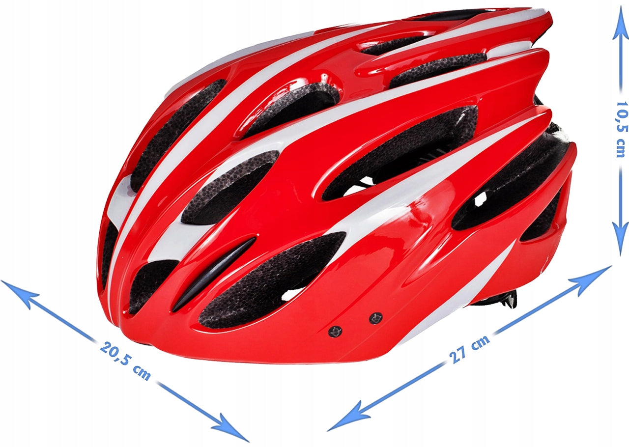 Casca Ciclism IDL, SPORTING FAST RIDER, TEHNOLOGIA Double-shell ce asigura Durabilitate si Siguranta, Echipata cu 26 de ORIFICII de ventilatie pentru o respiratie corecta a scalpului, Pariati pe confort si bucurati-va de plimbari indraznete, Rosu-Negru