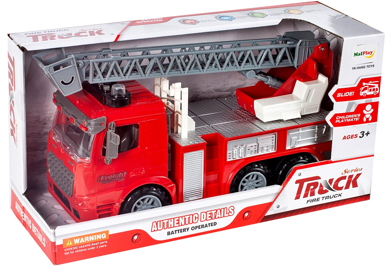 Masina de pompieri cu scara