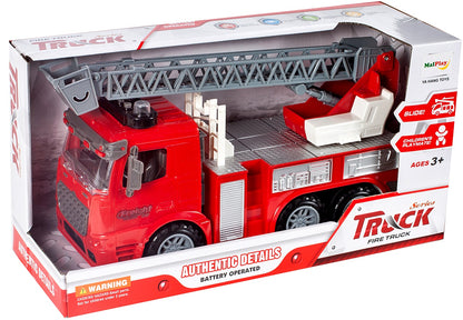 Masina de pompieri cu scara