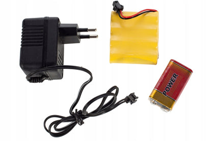 Masinuta cu telecomanda Off-Road Blue Fury 2019, Marime 26.5 x 17 x 15cm, Sunete de motor realiste, Manevrabilitate Ridicata, Scara 1:16, Telecomanda usor de folosit, Culoare Albastra