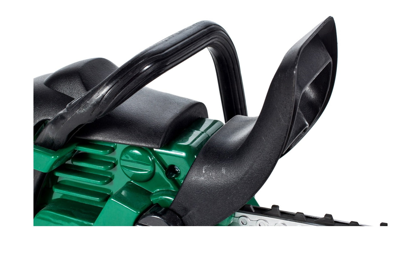 Drujba electric de cauciuc IDL pentru joc de rol, Instrument indispensabil pentru un mic taietor de lemn, Creaza o activitate educativa si o modalitate excelenta de a petrece timp cu un copil, Functionalitate pe baterii, Culoare-Verde