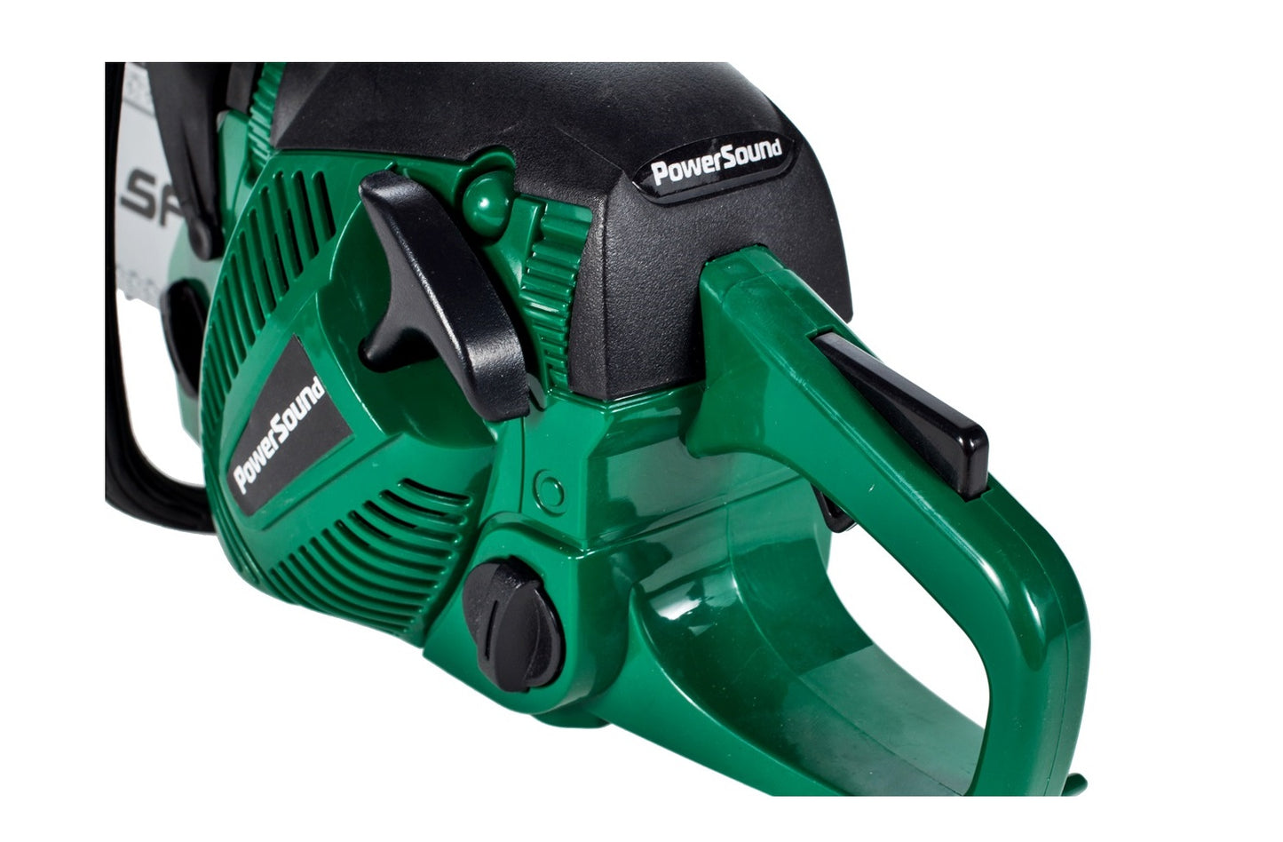 Drujba electric de cauciuc IDL pentru joc de rol, Instrument indispensabil pentru un mic taietor de lemn, Creaza o activitate educativa si o modalitate excelenta de a petrece timp cu un copil, Functionalitate pe baterii, Culoare-Verde