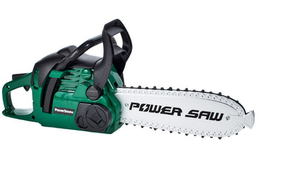 Drujba electric de cauciuc IDL pentru joc de rol, Instrument indispensabil pentru un mic taietor de lemn, Creaza o activitate educativa si o modalitate excelenta de a petrece timp cu un copil, Functionalitate pe baterii, Culoare-Verde