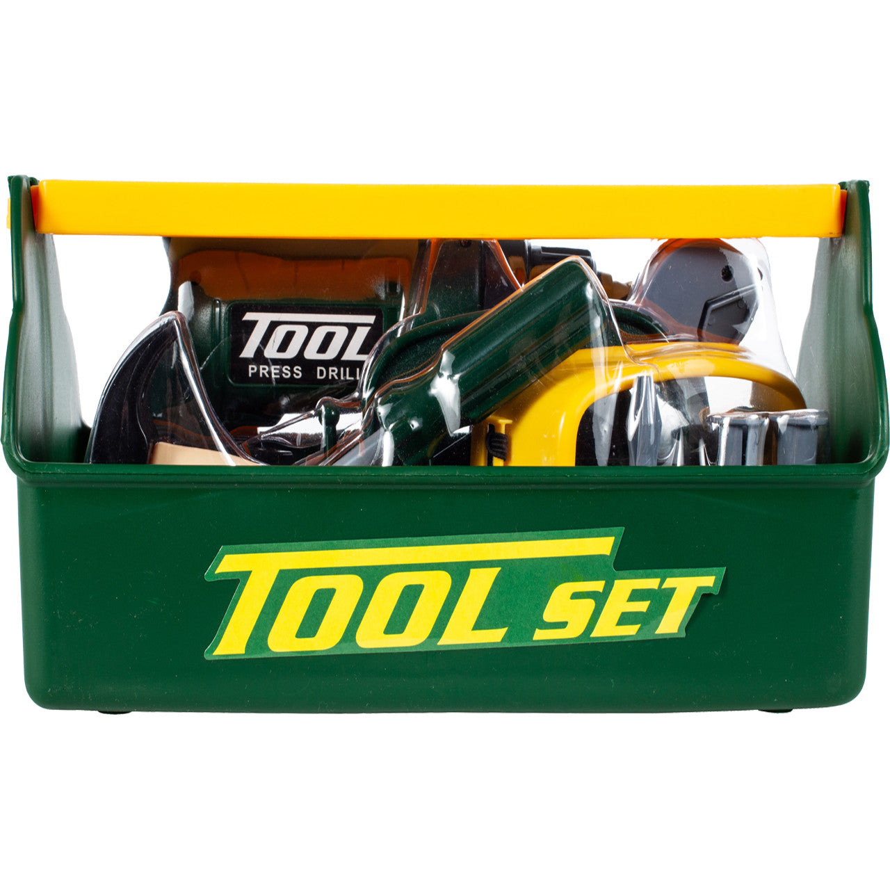 Trusa de bricolaj interactiva The Little Workshop, Accesorizata cu unelte si scule simbolice, Dezvolta creativitatea, Material din plastic, Verde-Negru