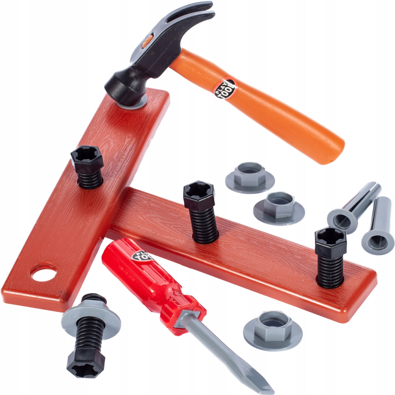 Trusa de bricolaj interactiva, The FIRST TOOL BOX, Echipata cu Accesorii Simbolice care pun in valoare un Joc de rol ce garanteaza amuzament, Alaturi de casca