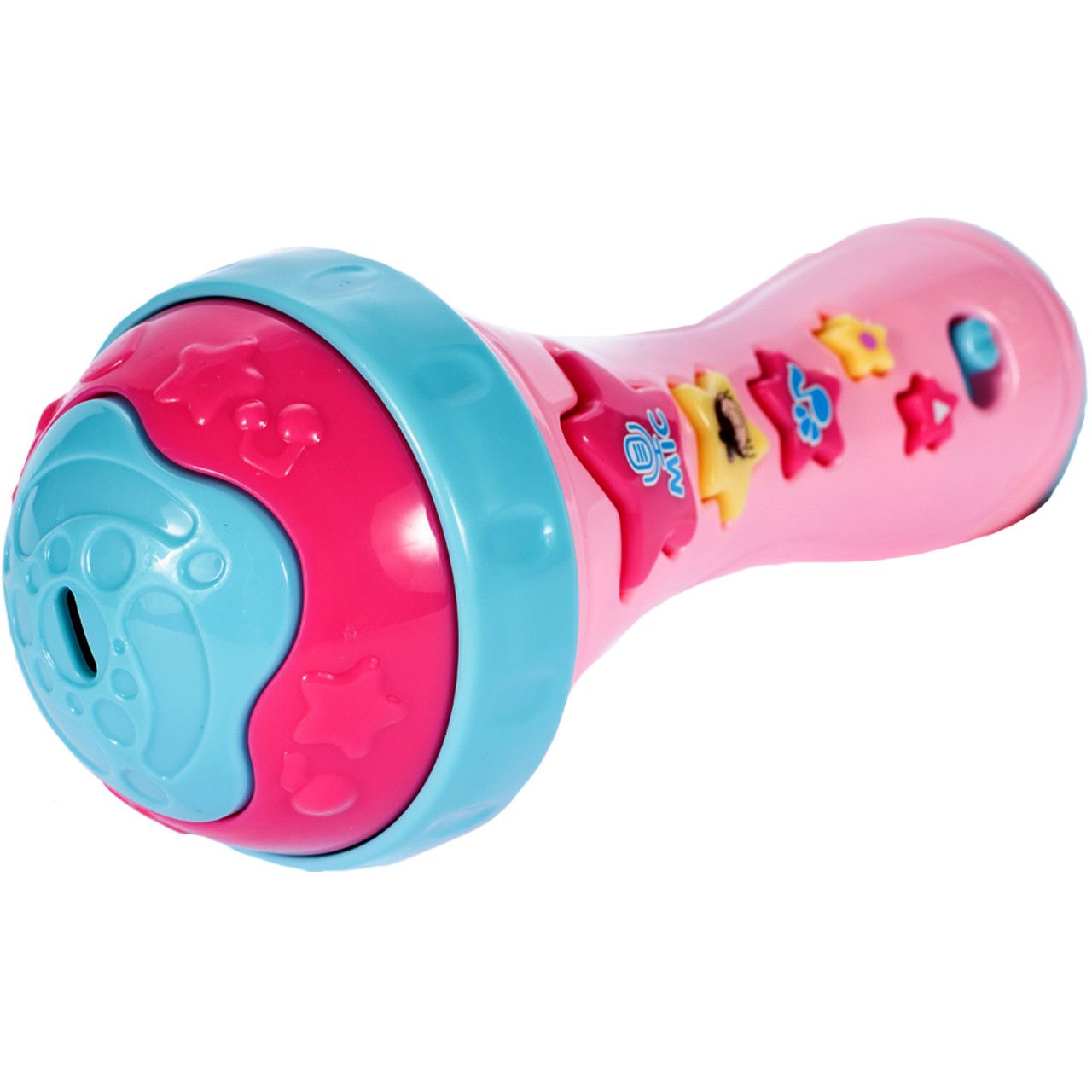 Microfon de Jucarie, Pink Girl Song, Accesorizat cu diverse functii distractive, Echipat cu luminite colorate pentru o atmosfera de karaoke irezistibila, Roz