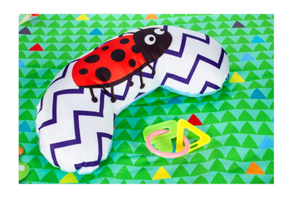 Centru de activitati Tip Covoras 3 in 1 idealStore ZOO Jolie Junior, dezvolta Coordonarea Miscariilor, Stimuleaza Vederea, material gros, izolatie termica excelenta