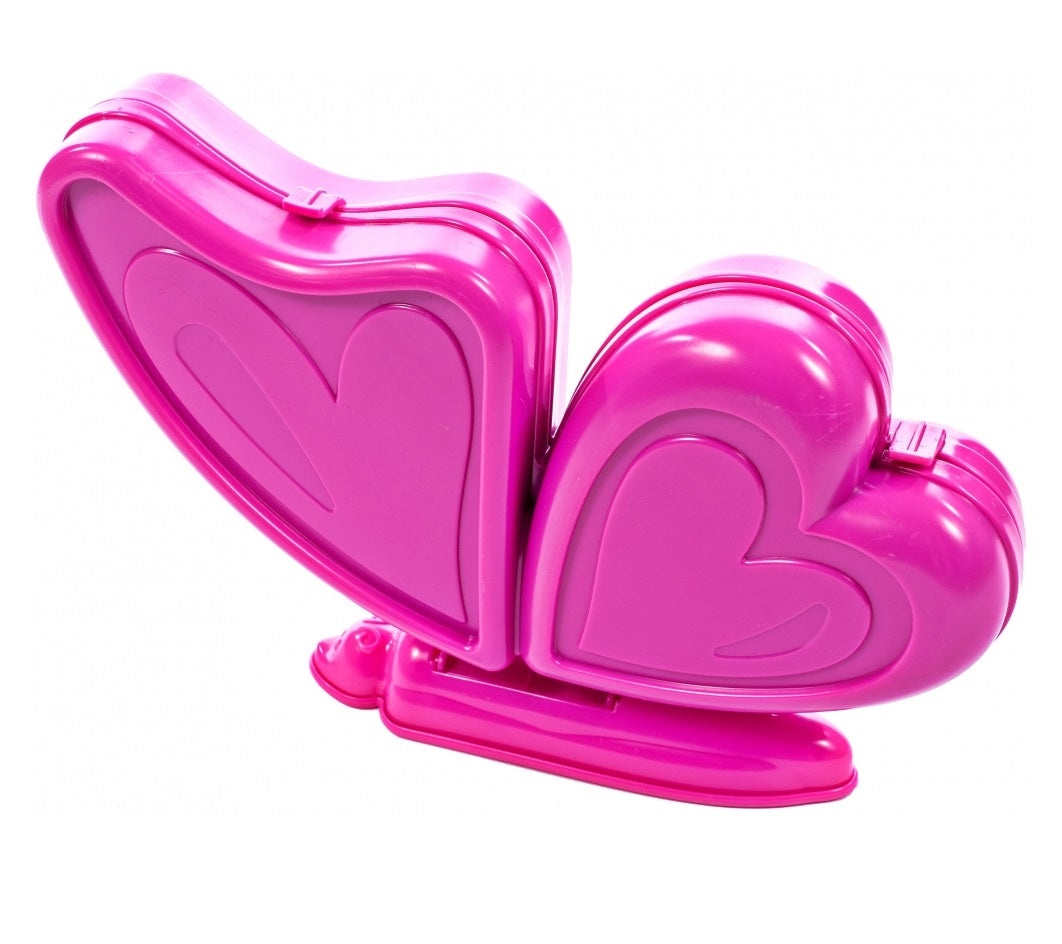 Set Make up Glamour 4 in 1 pentru fete idealSTORE, Butterfly Wings, Dimensiuni 34 x 27 x 16 cm, Kitul include toate elementele necesare pentru a asigura un aspect perfect, Multitudine de accesorii ce vor stimula creativitatea si imaginatia orcarei fete