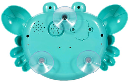 Jucarie de baie Bubble Krab Blue ideaSTORE, Efecte sonore, Dimensiuni 24 x 8 x 15 cm, Include ventuza pentru prindere si recipient pentru depozitarea lichidului, Asigura o baie distractiva si linistita