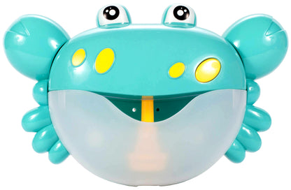 Jucarie de baie Bubble Krab Blue ideaSTORE, Efecte sonore, Dimensiuni 24 x 8 x 15 cm, Include ventuza pentru prindere si recipient pentru depozitarea lichidului, Asigura o baie distractiva si linistita