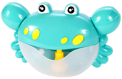Jucarie de baie Bubble Krab Blue ideaSTORE, Efecte sonore, Dimensiuni 24 x 8 x 15 cm, Include ventuza pentru prindere si recipient pentru depozitarea lichidului, Asigura o baie distractiva si linistita