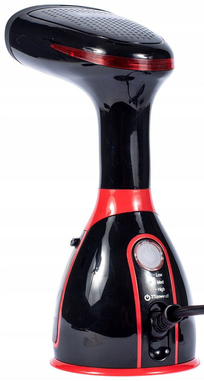 Fier de calcat vertical cu aburi IdealStore, 7 in 1, Putere 1500w, calca, reimprospateaza, netezeste, scapa de mirosuri, Protectie la supraincalzire, Negru