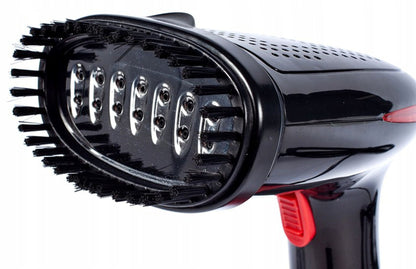 Fier de calcat vertical cu aburi IdealStore, 7 in 1, Putere 1500w, calca, reimprospateaza, netezeste, scapa de mirosuri, Protectie la supraincalzire, Negru