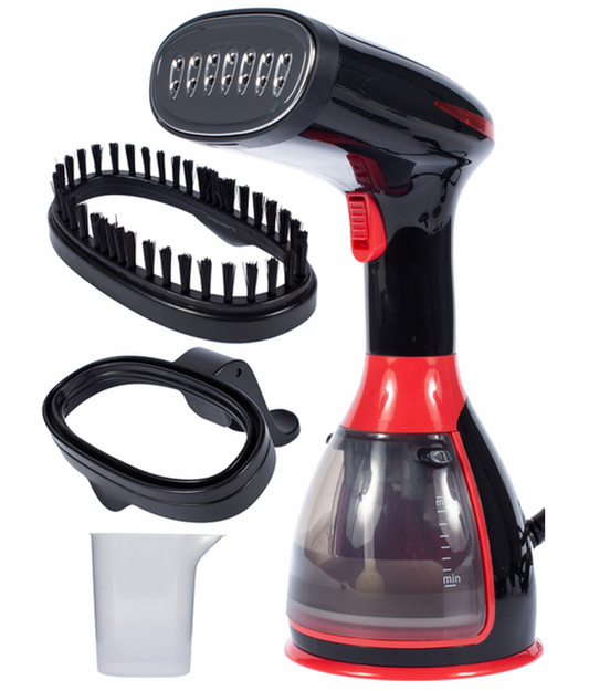 Fier de calcat vertical cu aburi IdealStore, 7 in 1, Putere 1500w, calca, reimprospateaza, netezeste, scapa de mirosuri, Protectie la supraincalzire, Negru