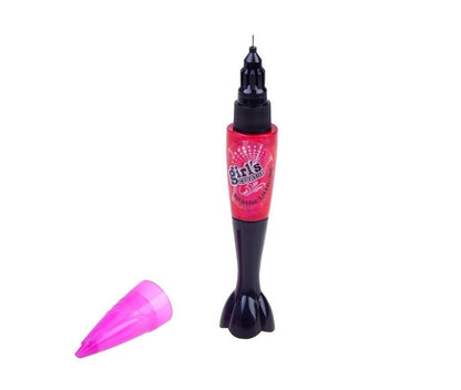 Set de unghii Professional Nail ART idealSTORE Dimensiuni ambalaj:35 cm x 27 cm x 5 cm, Include 4 lacuri cu varfuri, autocolante colorate, modele negre, 4 ace, Dezvoltand, de asemenea, imaginatia si abilitatile manuale ale copilului