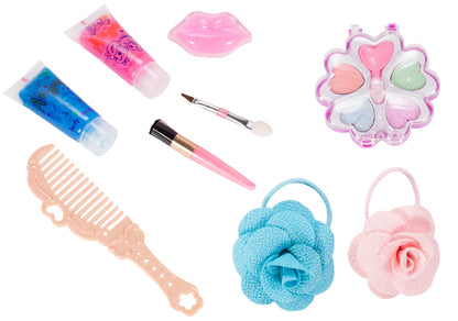 Set Coafor Stylish pentru fete idealSTORE, Mica Avangardista, Dimensiuni 17 x 16 x 21 cm, Include un manechin pentru a putea crea diferite coafuri si un make up fresh, Echipat cu diverse accesorii simbolice pentru a spori jocul de rol