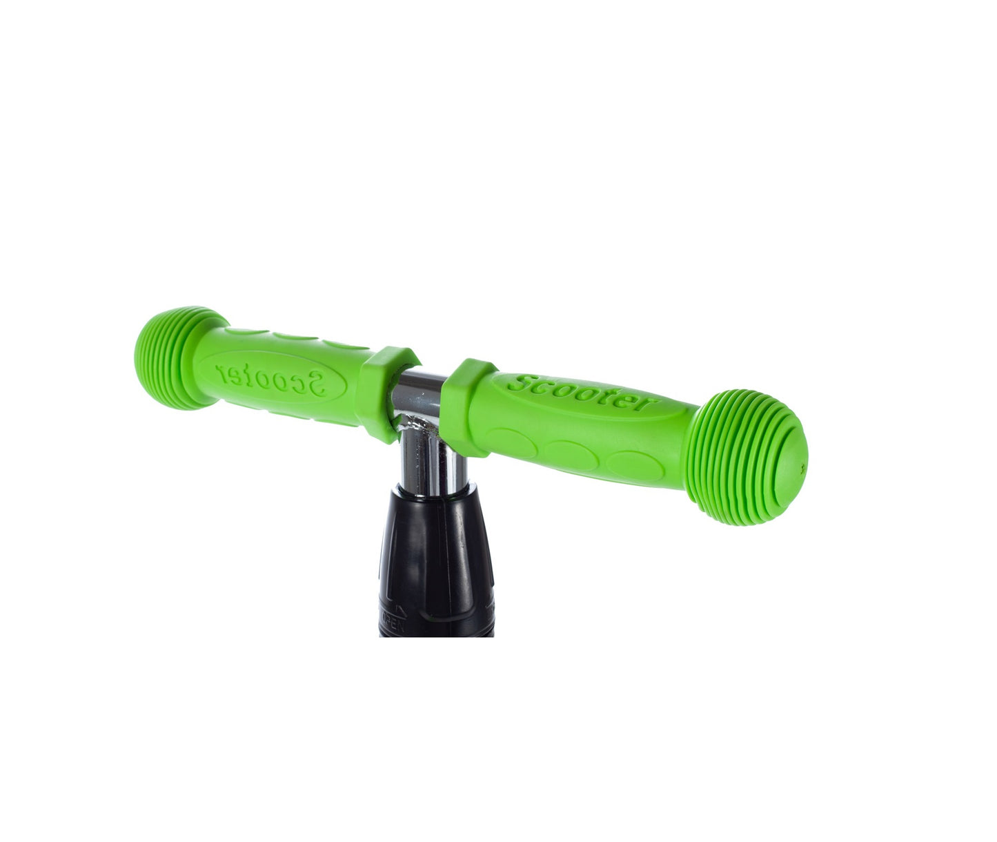 Trotineta 3 roti pentru copii idealSTORE SMART COLLECTION, Dimensiuni 66-72-78 X 24 X 60 cm, Roti iluminate LED, Frana de picior, Cadru rezistent din otel, Sarcina 50 Kg, Culoare Verde