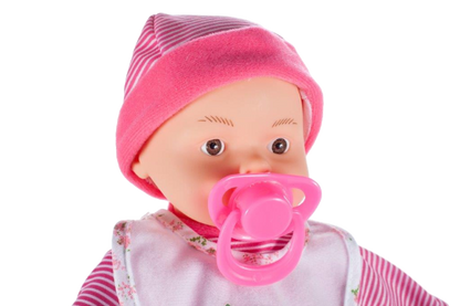 Set Papusa bebelus idealSTORE doll Babygirl, Echipata cu accesorii tematice pentru jocul de rol, Ajuta la dezvoltarea personala