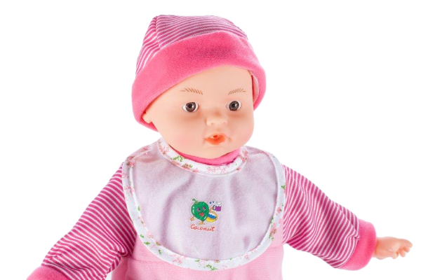 Set Papusa bebelus idealSTORE doll Babygirl, Echipata cu accesorii tematice pentru jocul de rol, Ajuta la dezvoltarea personala