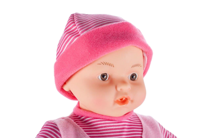 Set Papusa bebelus idealSTORE doll Babygirl, Echipata cu accesorii tematice pentru jocul de rol, Ajuta la dezvoltarea personala