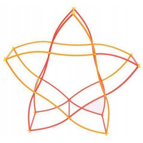 Set De Constructie Din Paie Magic Pieces idealStore, 400 elemente, Materiale Flexibile si Rezistente, Usor de Modelat, Joc Educativ si Creativ Multicolor