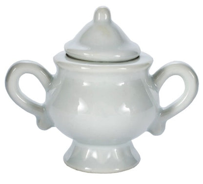 Set De Ceai Din Porcelan idealStore Let's Paint Pentru Vopsit, Vase din Portelan, 12 Vopsele Colorate, Paleta pentru Vopsele, Creativitate, Imaginatie, Set Refolosibil