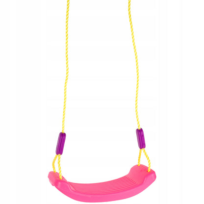 Leagan Stil Bancuta Cool Swing idealStore Roz, Scaun Confortabil, Franghii Rezistente, Inaltime Reglabila, Aspect Atractiv, Culori Vii