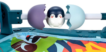 Covoras Muzical indealSTORE pentru bebelusi cu lumini si sunete, Pian si jucarii simbolice, Ajuta la dezvoltarea imaginatiei