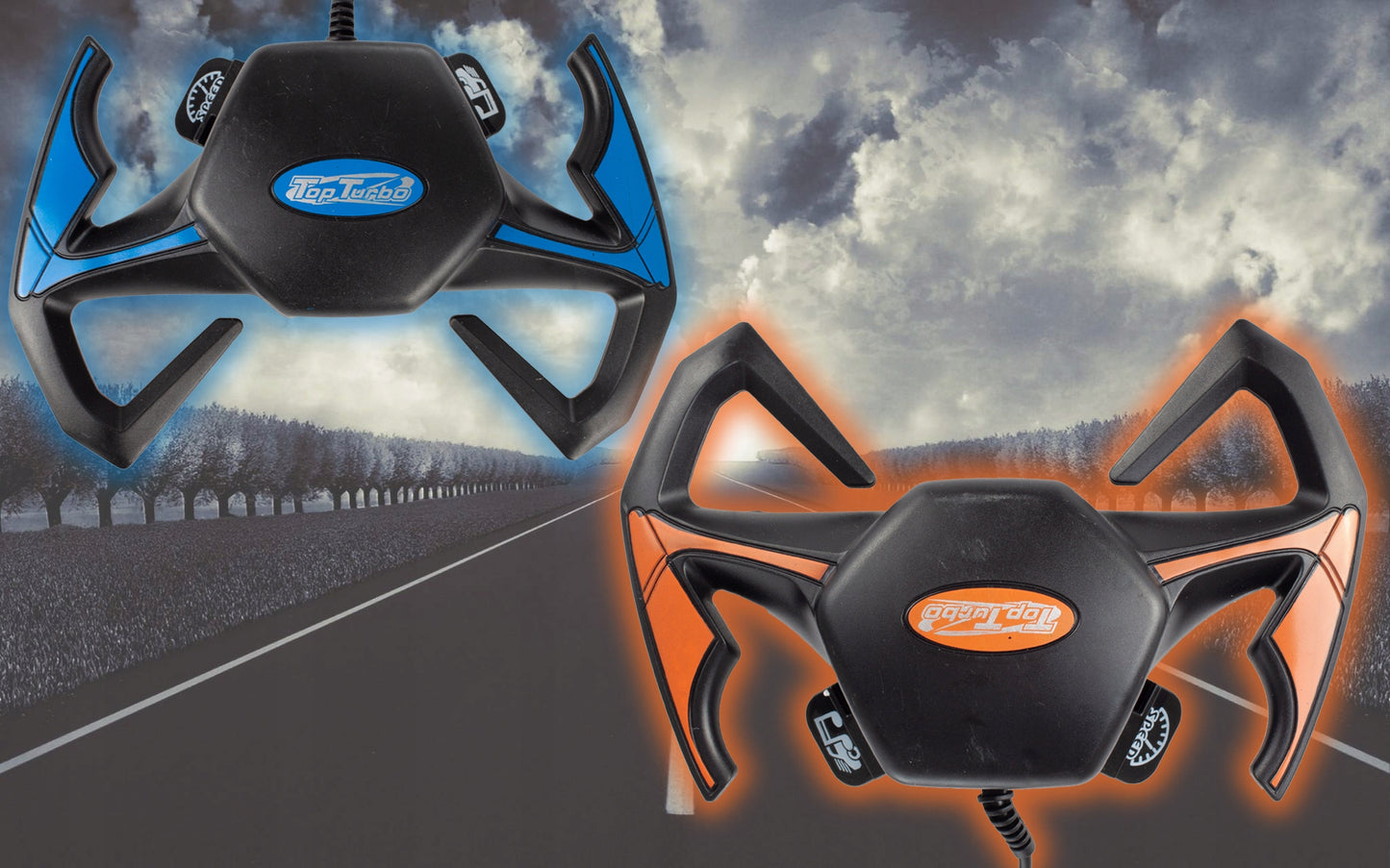 Pista de Curse cu 2 Masini NewYork Race idealStore, 2 Telecomenzi, Bucle Luminoase, Multimodel, Reglare Viteza, Multicolor