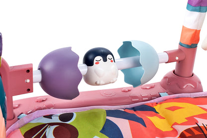 Covoras interactiv Muzical indealSTORE pentru bebelusi cu lumini si sunete, Include pian, saltea, Dezvolta imaginatia copilului