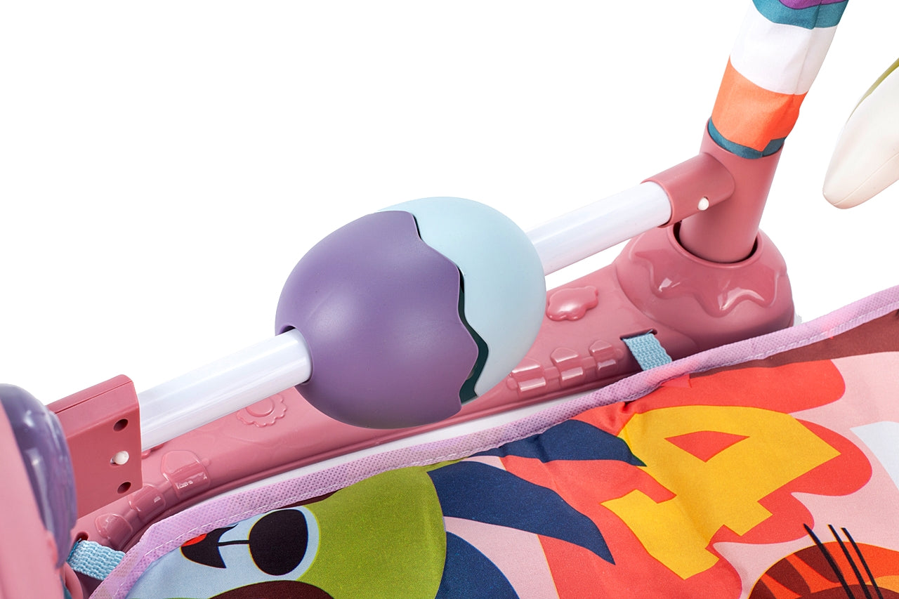 Covoras interactiv Muzical indealSTORE pentru bebelusi cu lumini si sunete, Include pian, saltea, Dezvolta imaginatia copilului