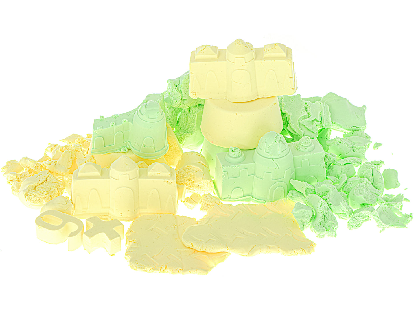 Masuta interactiva pentru copii Learning Table idealSTORE, Dimensiuni 43 x 29 x 26 cm, Include nisip Kinetic, 4 Matrite, Role cu modele, 2 Spatule, Numere de la 1 - 10 si semne matematice, Dezvolta abilitati creative