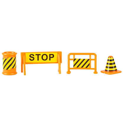 Camion interactiv Fire Truck idealSTORE cu 6 utilaje de pompieri Dimensiuni 40 x 9 x 13 cm, Include elicopter, autobuz