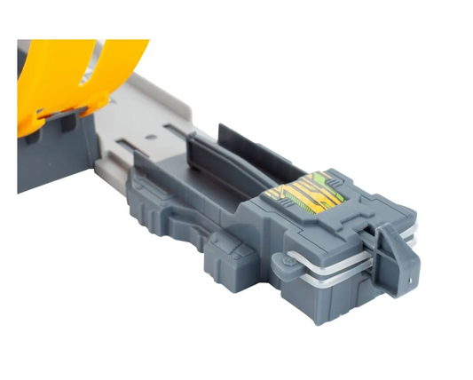 Pista cu Lansator de Masinute Track Parking idealSTORE, Include 4 Masinute Colorate, Macara, Benzinarie, Bariera, Semafor, Platforma de Ridicare pentru Reparatii, Dezvolta Creativitatea Copilului