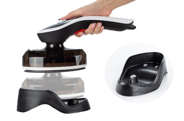 Fier de calcat orizontal/vertical IdealStore,1500w cu talpa ceramica rotativa la 90 de grade de inalta calitate cu suport orizontal, rezervor de 120 ml, debit 23g/min