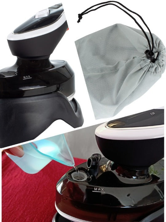 Fier de calcat orizontal/vertical IdealStore,1500w cu talpa ceramica rotativa la 90 de grade de inalta calitate cu suport orizontal, rezervor de 120 ml, debit 23g/min