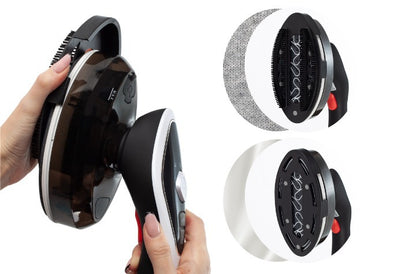 Fier de calcat orizontal/vertical IdealStore,1500w cu talpa ceramica rotativa la 90 de grade de inalta calitate cu suport orizontal, rezervor de 120 ml, debit 23g/min