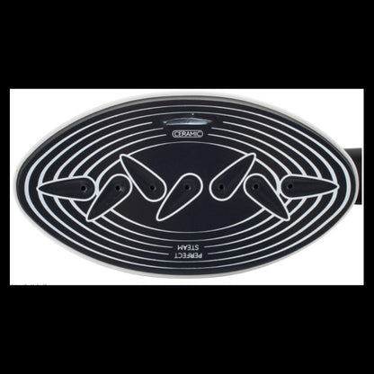 Fier de calcat orizontal/vertical IdealStore,1500w cu talpa ceramica rotativa la 90 de grade de inalta calitate cu suport orizontal, rezervor de 120 ml, debit 23g/min