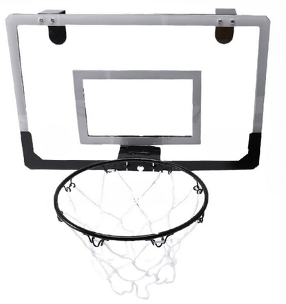 Cos de Baschet pentru Copii Shot Basketball idealSTORE, Include Pompa de umflat, Minge, Panou Transparent, Inel rabatabil cu Arc, Prindere perete sau usa, pentru interior sau exterior