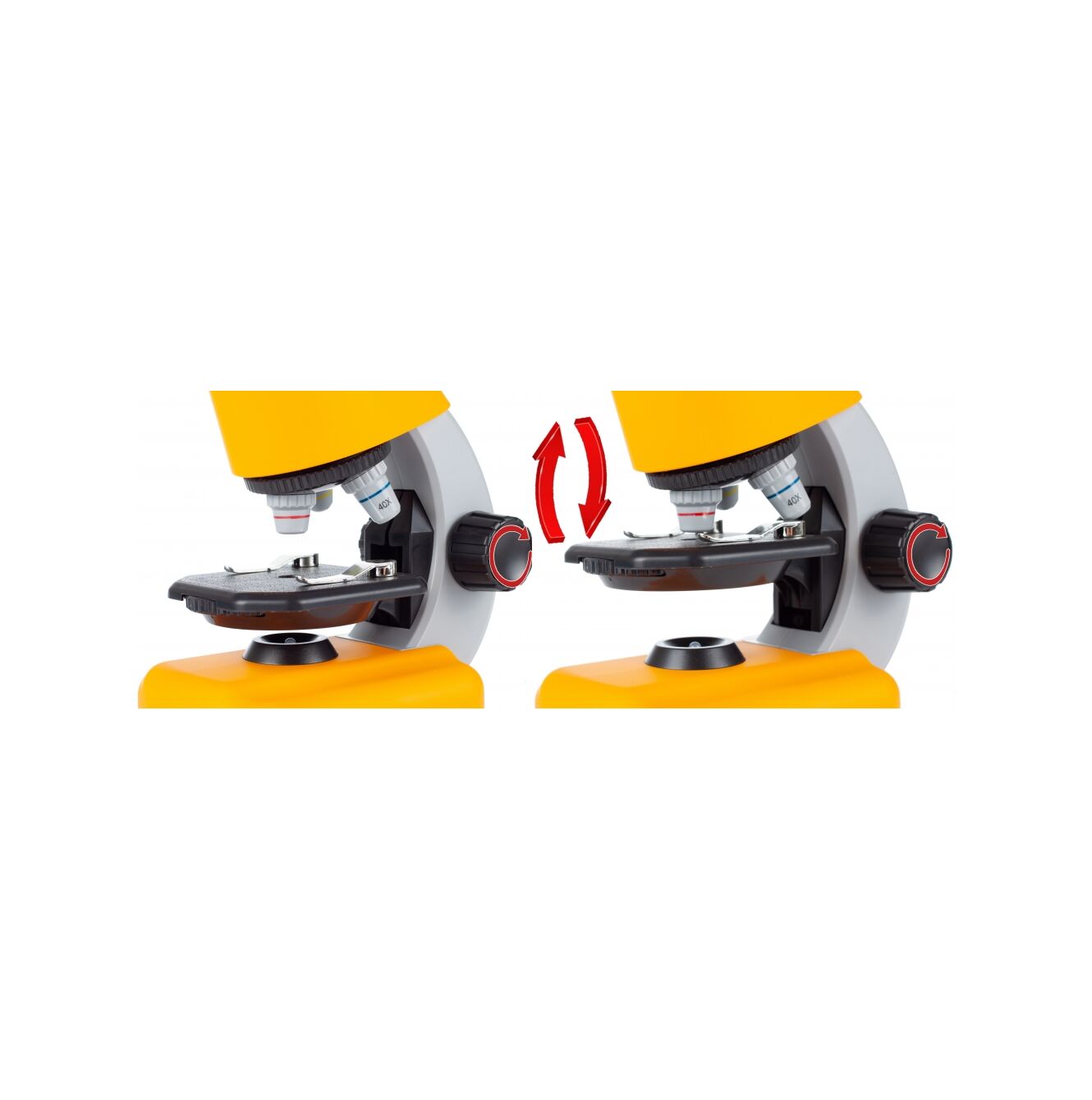 Microscop Multifunctional Stiintific pentru copii idealSTORE, Dimensiuni 16 x 10 x 22,5 cm Include 3 lentile de marire, Numeroase Accesorii, Lampa LED pentru Iluminat, Inaltime Reglabila, Valiza pentru transport