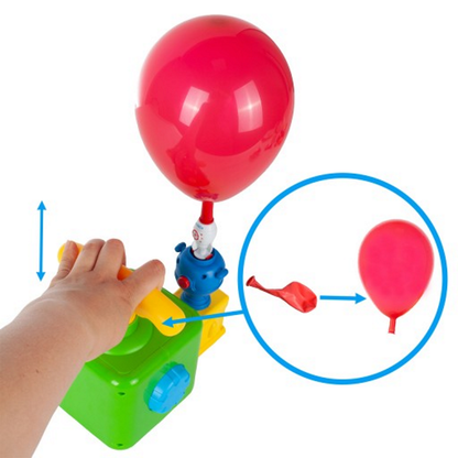 Set Lansator Aerodinamic de Baloane POWER BALLOON IdealStore, 12,5 x 11,5 x 22 cm, Insotit de 21 de accesorii, Verde