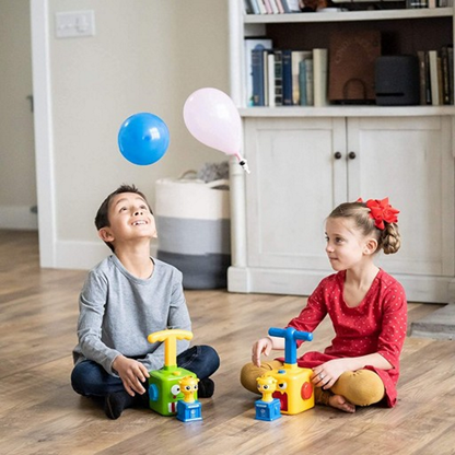 Set Lansator Aerodinamic de Baloane POWER BALLOON IdealStore, 12,5 x 11,5 x 22 cm, Insotit de 21 de accesorii, Verde