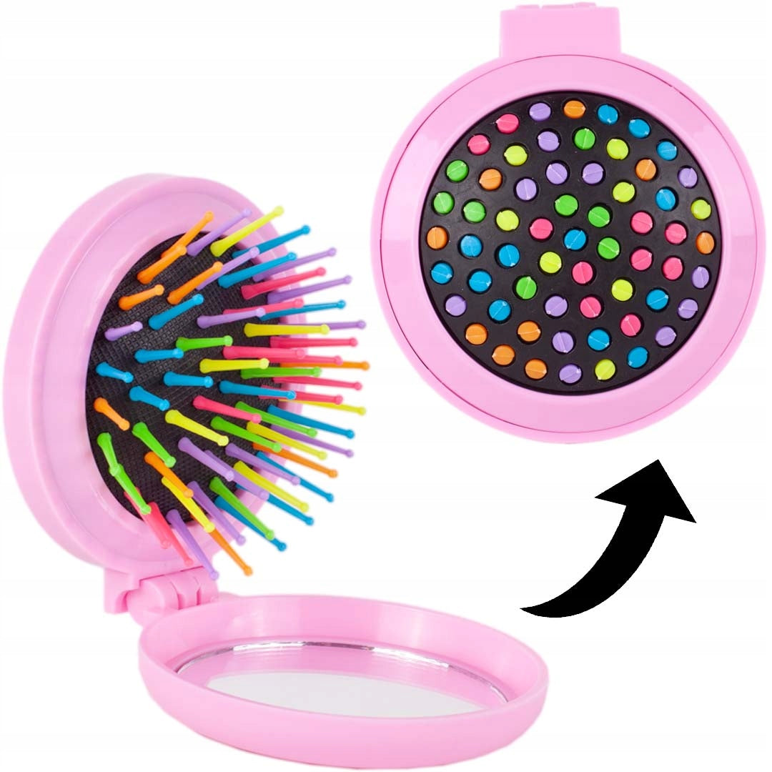 Trusa de Machiaj pentru copii Little Mermaid IdealSTORE Include 22 de elemente pentru Machiaj, elemente pentru ingrijirea unghiilor, Geanta cu maner pentru transport